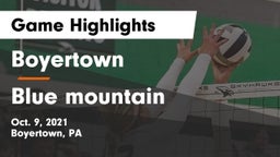 Boyertown  vs Blue mountain Game Highlights - Oct. 9, 2021