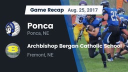 Recap: Ponca  vs. Archbishop Bergan Catholic School 2017