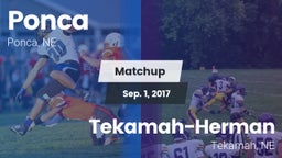 Matchup: Ponca  vs. Tekamah-Herman  2017