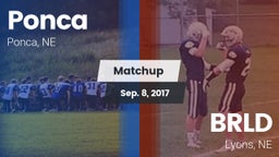 Matchup: Ponca  vs. BRLD 2017