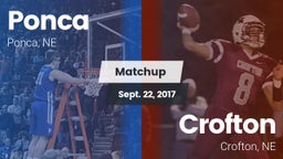 Matchup: Ponca  vs. Crofton  2017
