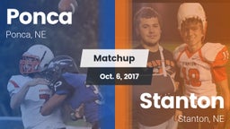 Matchup: Ponca  vs. Stanton  2017