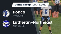 Recap: Ponca  vs. Lutheran-Northeast  2017