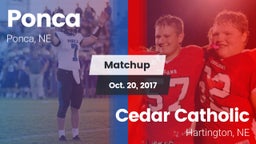 Matchup: Ponca  vs. Cedar Catholic  2017