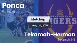 Matchup: Ponca  vs. Tekamah-Herman  2018