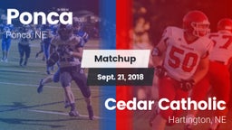 Matchup: Ponca  vs. Cedar Catholic  2018