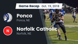 Recap: Ponca  vs. Norfolk Catholic  2018
