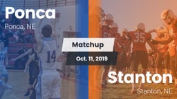 Matchup: Ponca  vs. Stanton  2019