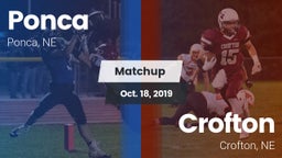 Matchup: Ponca  vs. Crofton  2019