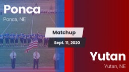 Matchup: Ponca  vs. Yutan  2020