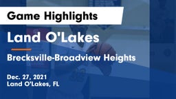 Land O'Lakes  vs Brecksville-Broadview Heights  Game Highlights - Dec. 27, 2021