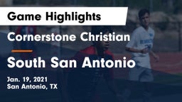 Cornerstone Christian  vs South San Antonio  Game Highlights - Jan. 19, 2021
