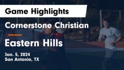 Cornerstone Christian  vs Eastern Hills  Game Highlights - Jan. 5, 2024