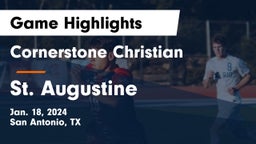 Cornerstone Christian  vs St. Augustine   Game Highlights - Jan. 18, 2024