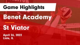 Benet Academy  vs St Viator Game Highlights - April 26, 2022