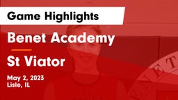 Benet Academy  vs St Viator Game Highlights - May 2, 2023