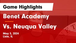 Benet Academy  vs Vs. Neuqua Valley Game Highlights - May 3, 2024