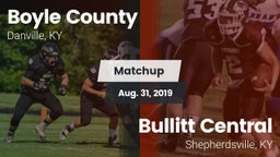 Matchup: Boyle County High vs. Bullitt Central  2019