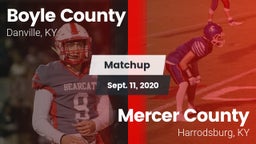 Matchup: Boyle County High vs. Mercer County  2020