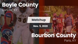 Matchup: Boyle County High vs. Bourbon County  2020