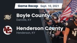 Recap: Boyle County  vs. Henderson County  2021