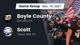 Recap: Boyle County  vs. Scott  2021