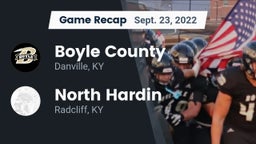 Recap: Boyle County  vs. North Hardin  2022