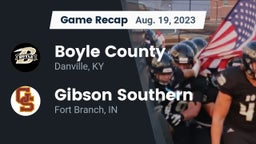 Recap: Boyle County  vs. Gibson Southern  2023