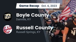 Recap: Boyle County  vs. Russell County  2023