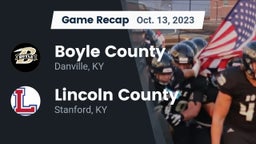 Recap: Boyle County  vs. Lincoln County  2023