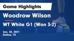 Woodrow Wilson  vs WT White G1 (Won 3-2) Game Highlights - Jan. 30, 2021