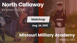 Matchup: North Callaway High vs. Missouri Military Academy  2018