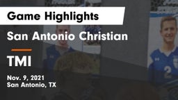 San Antonio Christian  vs TMI Game Highlights - Nov. 9, 2021