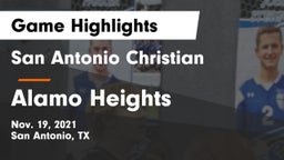 San Antonio Christian  vs Alamo Heights  Game Highlights - Nov. 19, 2021