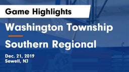 Washington Township  vs Southern Regional  Game Highlights - Dec. 21, 2019