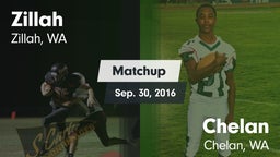 Matchup: Zillah  vs. Chelan  2016