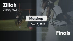 Matchup: Zillah  vs. Finals 2016