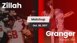 Matchup: Zillah  vs. Granger  2017