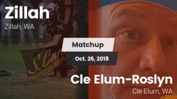 Matchup: Zillah  vs. Cle Elum-Roslyn  2018