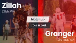 Matchup: Zillah  vs. Granger  2019