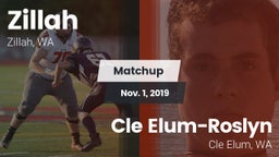 Matchup: Zillah  vs. Cle Elum-Roslyn  2019