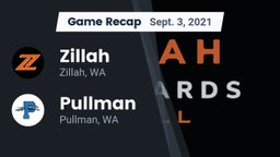 Recap: Zillah  vs. Pullman  2021