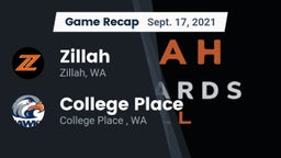 Recap: Zillah  vs. College Place   2021
