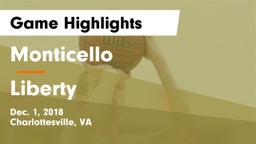 Monticello  vs Liberty  Game Highlights - Dec. 1, 2018