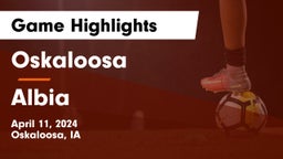 Oskaloosa  vs Albia  Game Highlights - April 11, 2024