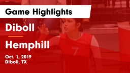 Diboll  vs Hemphill  Game Highlights - Oct. 1, 2019