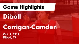 Diboll  vs Corrigan-Camden  Game Highlights - Oct. 4, 2019