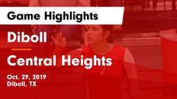 Diboll  vs Central Heights Game Highlights - Oct. 29, 2019