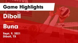 Diboll  vs Buna Game Highlights - Sept. 9, 2021