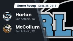 Recap: Harlan  vs. McCollum  2018